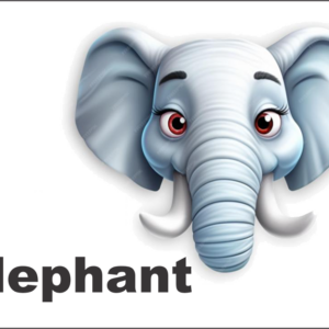 Bus Detail Magnet - Elephant