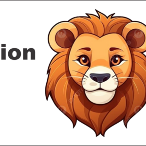Bus Decal Magnet - Lion